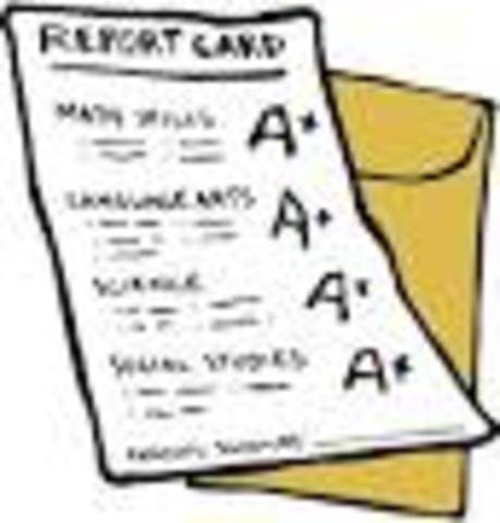 I had A's and B's on my progress report for the first time in 7 years