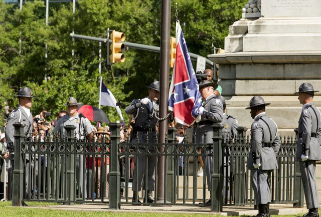 The Confederate Flag is formally removed from the South Carolina State House