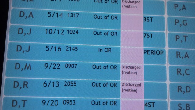 Had my appendix removed