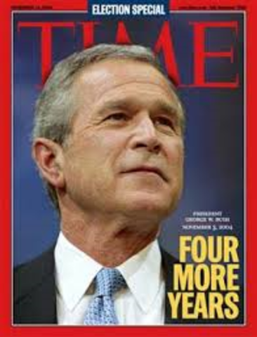 Bush is reelected