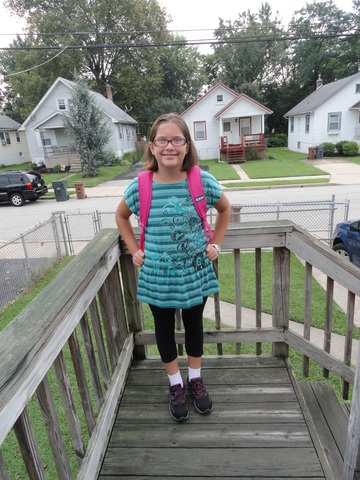 My first day of junior high