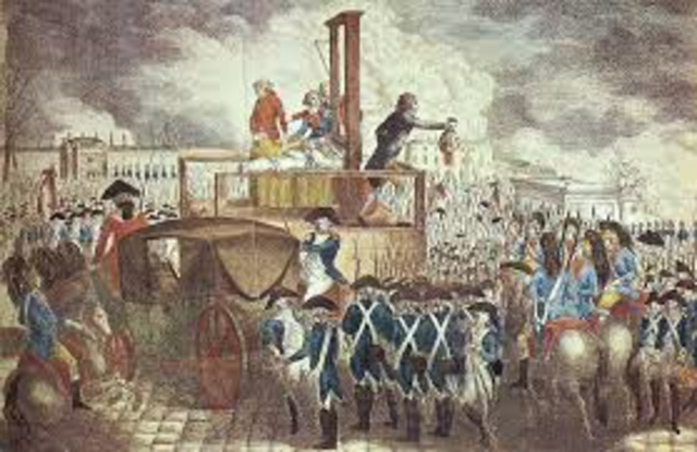 King Louis XVI executed