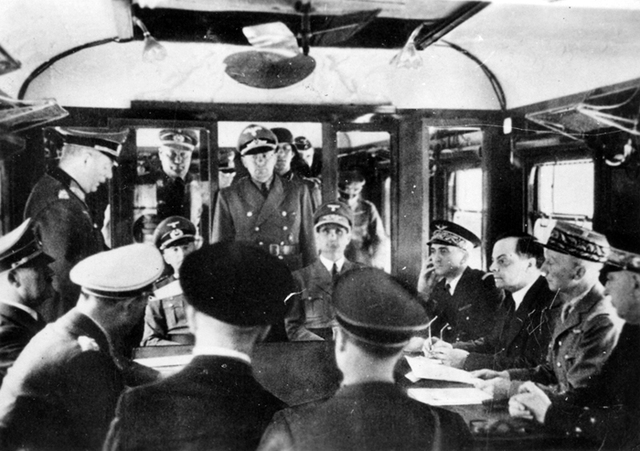 France signs armistice with Germany