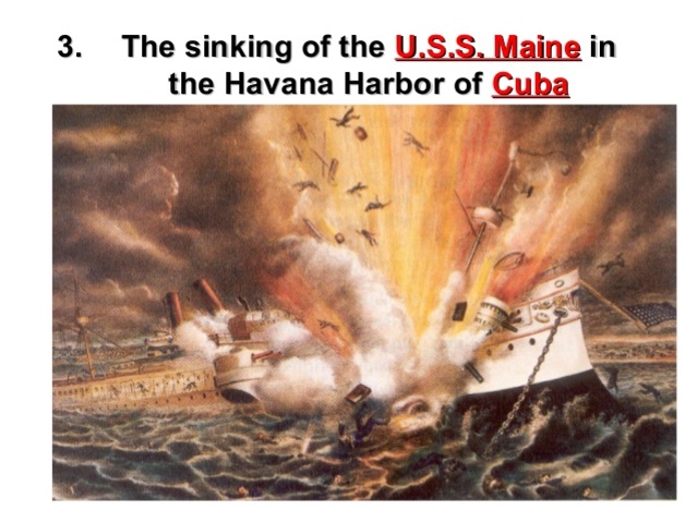 sinking of the u.s.s. maine