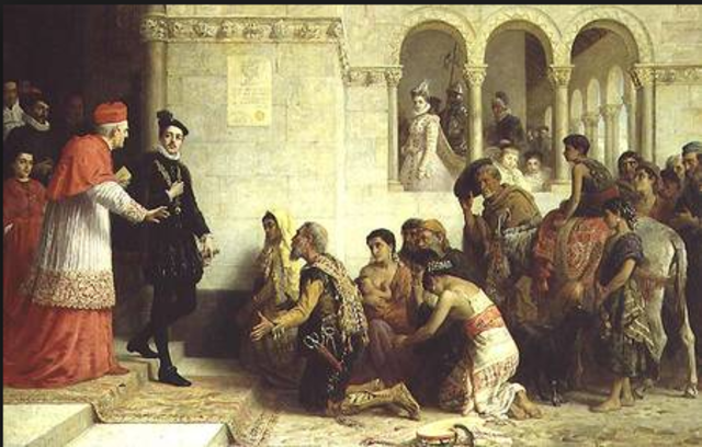 Jews,gypsies and moors expelled form Spain