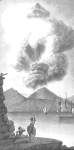 Éruption dévastatrice du Vésuve