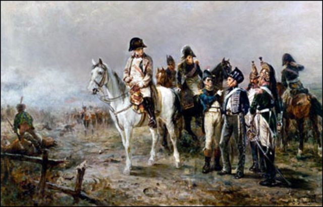 Derrota de Napoleón en la batalla de Waterloo