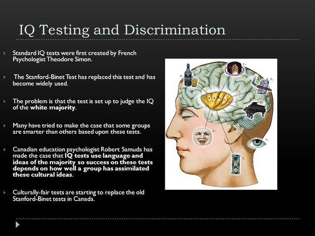 Standardized IQ tests found discriminatory