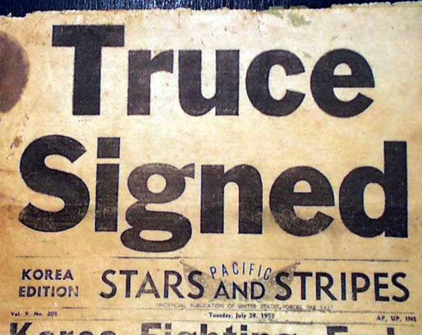 Korean War is offically over