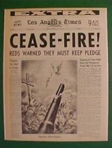 Cease-Fire is Signed