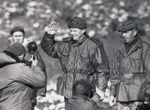 President Eisenhower visits Korea