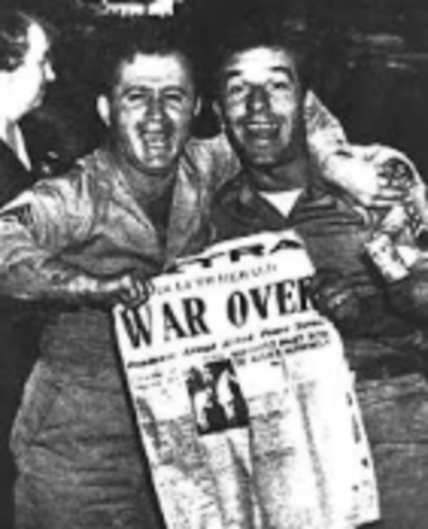 WWII ends