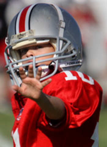 Started playing football