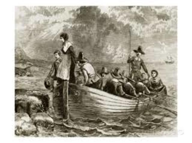 The Pilgrims' Arrival in the New World