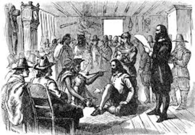 The Puritan's Arrival in the New World