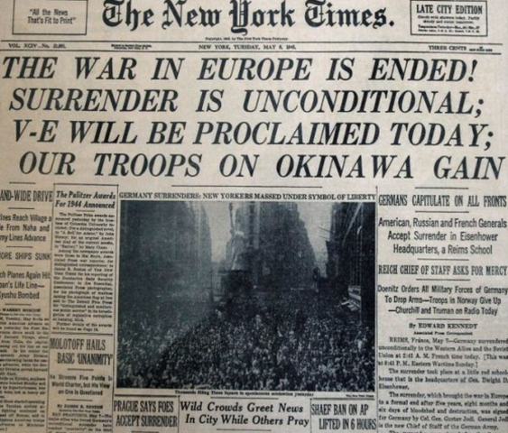 World War II ends