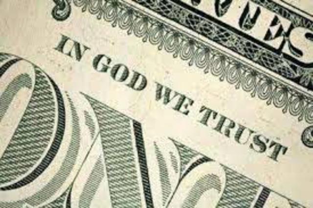 "In God We Trust" was added to our coins and money