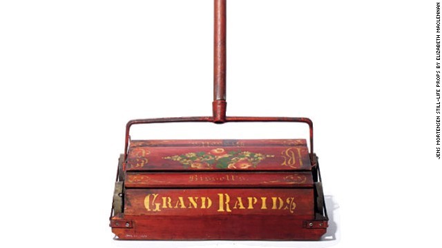 Melville Bissell makes a vacuum.