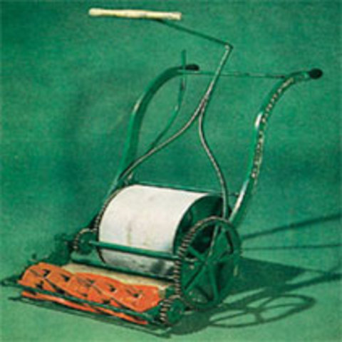 First pushable Lawnmower