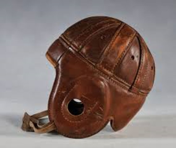 1920s football helmet