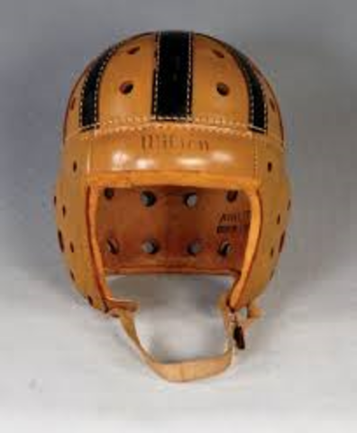 early 1930s football helmet