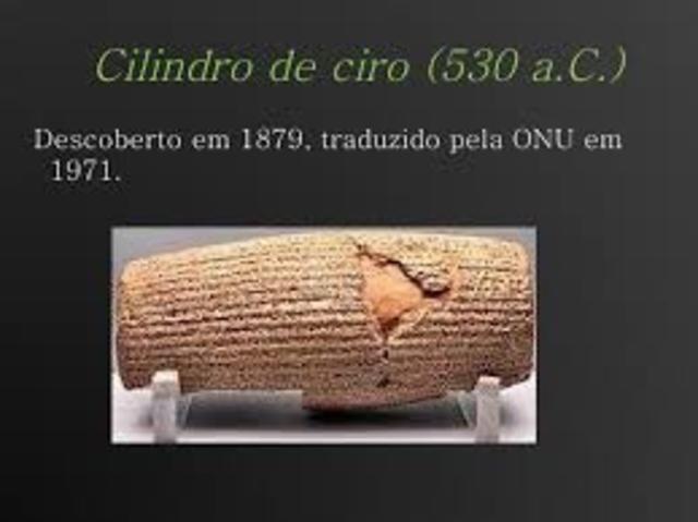 Cilindro de Ciro 539 a.C
