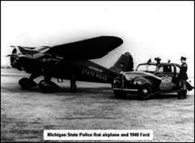 police adopted use of airplaines