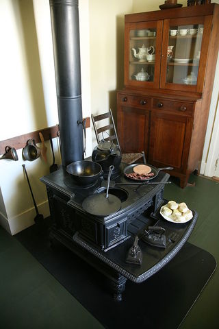 Wood Burning Kitchen Stove