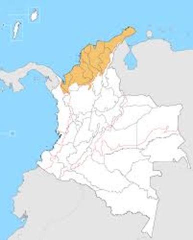 Fotografía Aérea del Litoral Atlántico de Colombia.