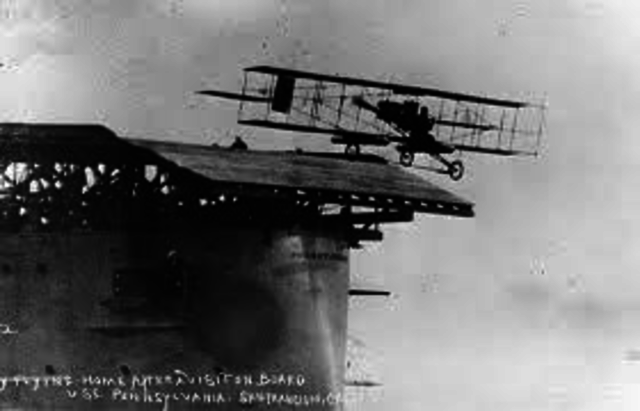 First take off from a ship