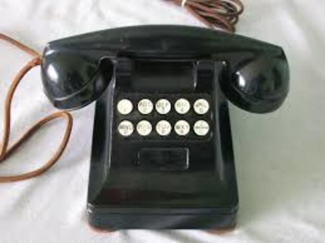 The first touch tone phone was invented
