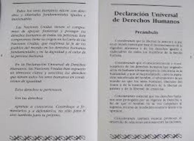 1948 DECLARACION UNIVERSAL DE LOS DERECHOS HUMANOS