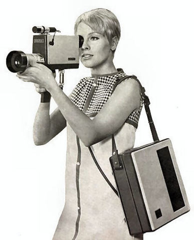Invencion de la Videocámara DV-2400 Vídeo Rover SONY