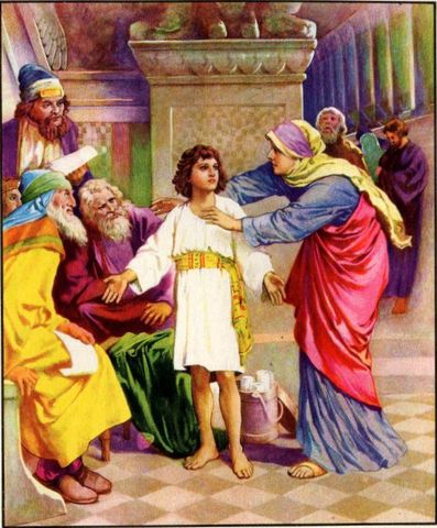Jesus visits the temple