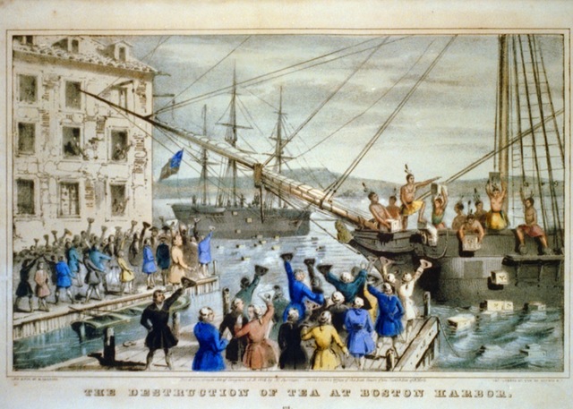 The Boston tea party