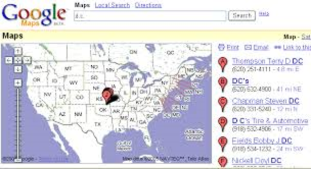 Google Maps launched