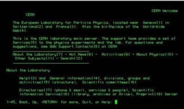 First web page created 1991