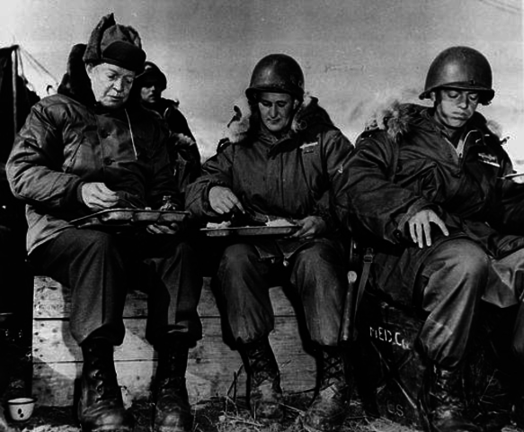 President Eisenhower visits Korea, fulfilling his campaign promise