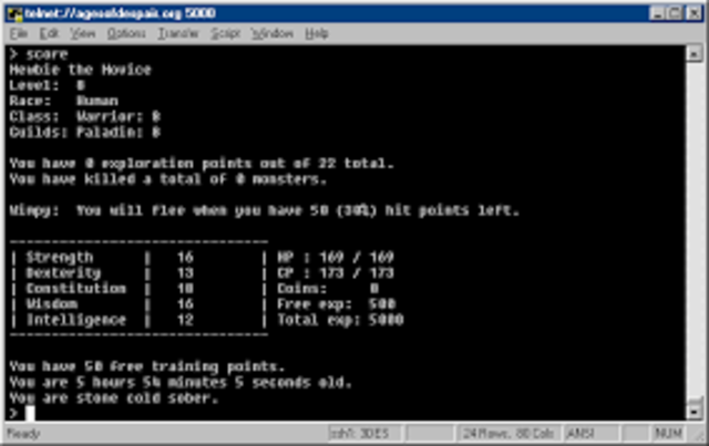MUD – The earliest form of multiplayer games was debuted