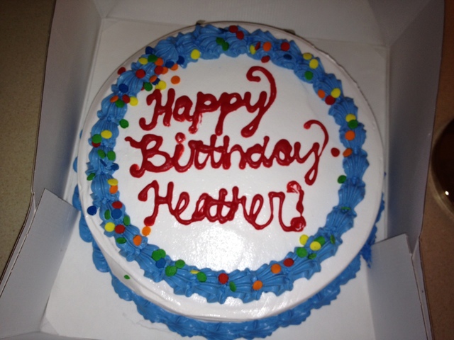 Heather's Birthday