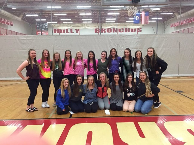 Made The Holly Varsity Dance Team