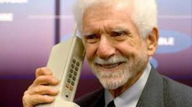 First Phone Call Through Cell Phone