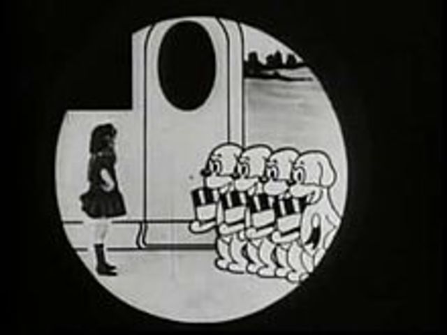 Walt Disney himself creates his first short animation "Alice's Wonderland"