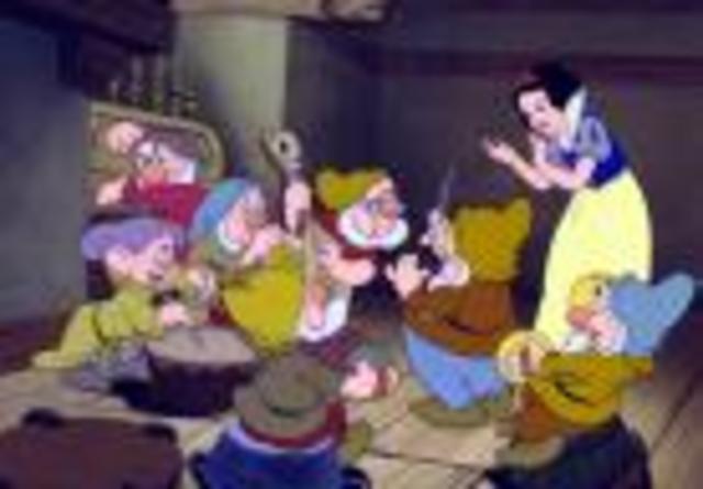 The first major movie is ever released and it's "Snow white and the seven dwarves"