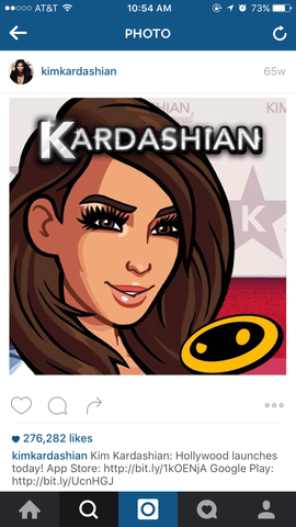 Kardashian releases Kim Kardashian: Hollywood app