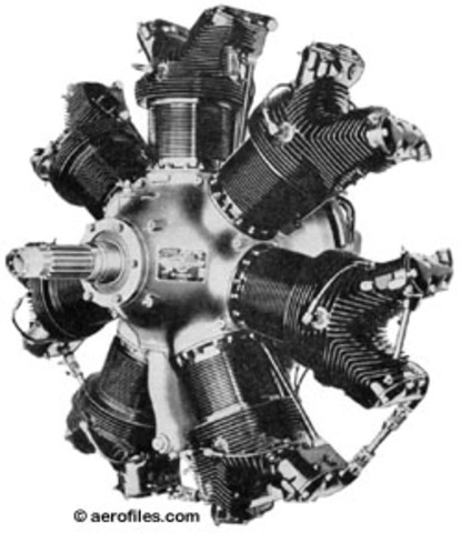 Introduction of lightweight, air-cooled radial engines