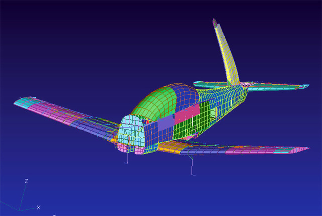 First aircraft produced through computer-aided design and engineering