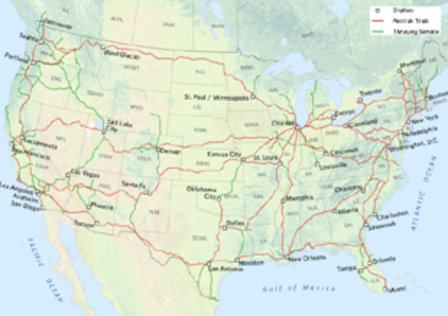 Transcontinental Railroad completed