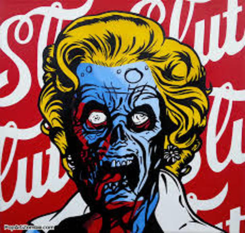first pop art zombie