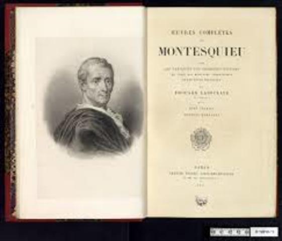 CHARLES LOUIS DE SECODAN MONTESQUIEU